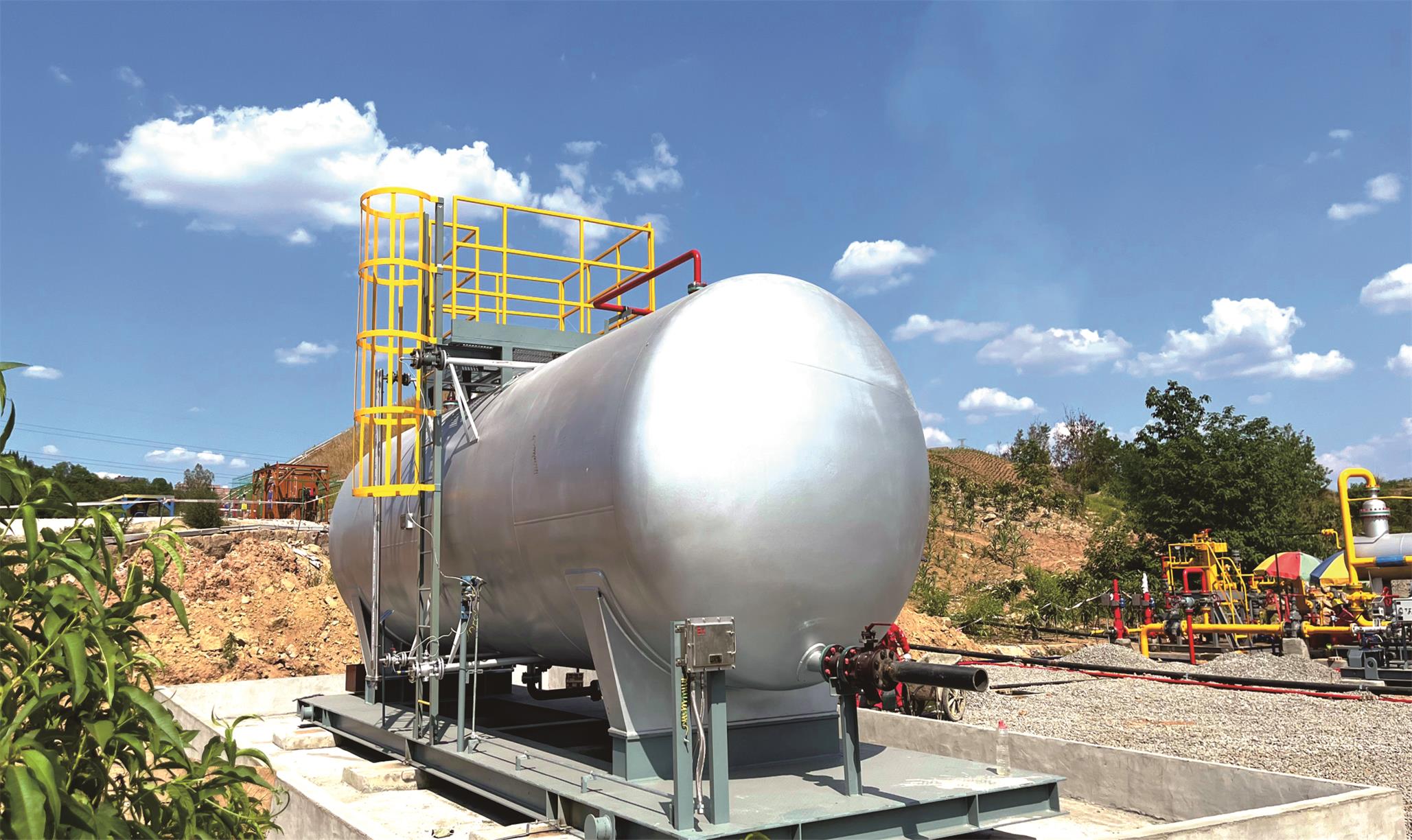 Produced-water Storage Tank Skid